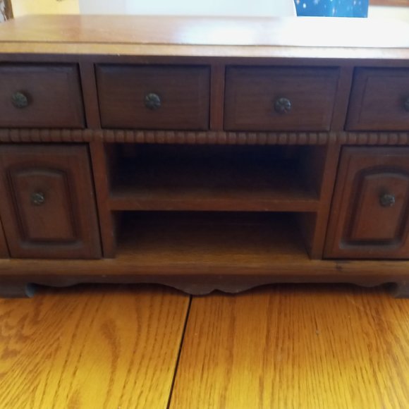 Large Wood Jewelry Box - Picture 1 of 7